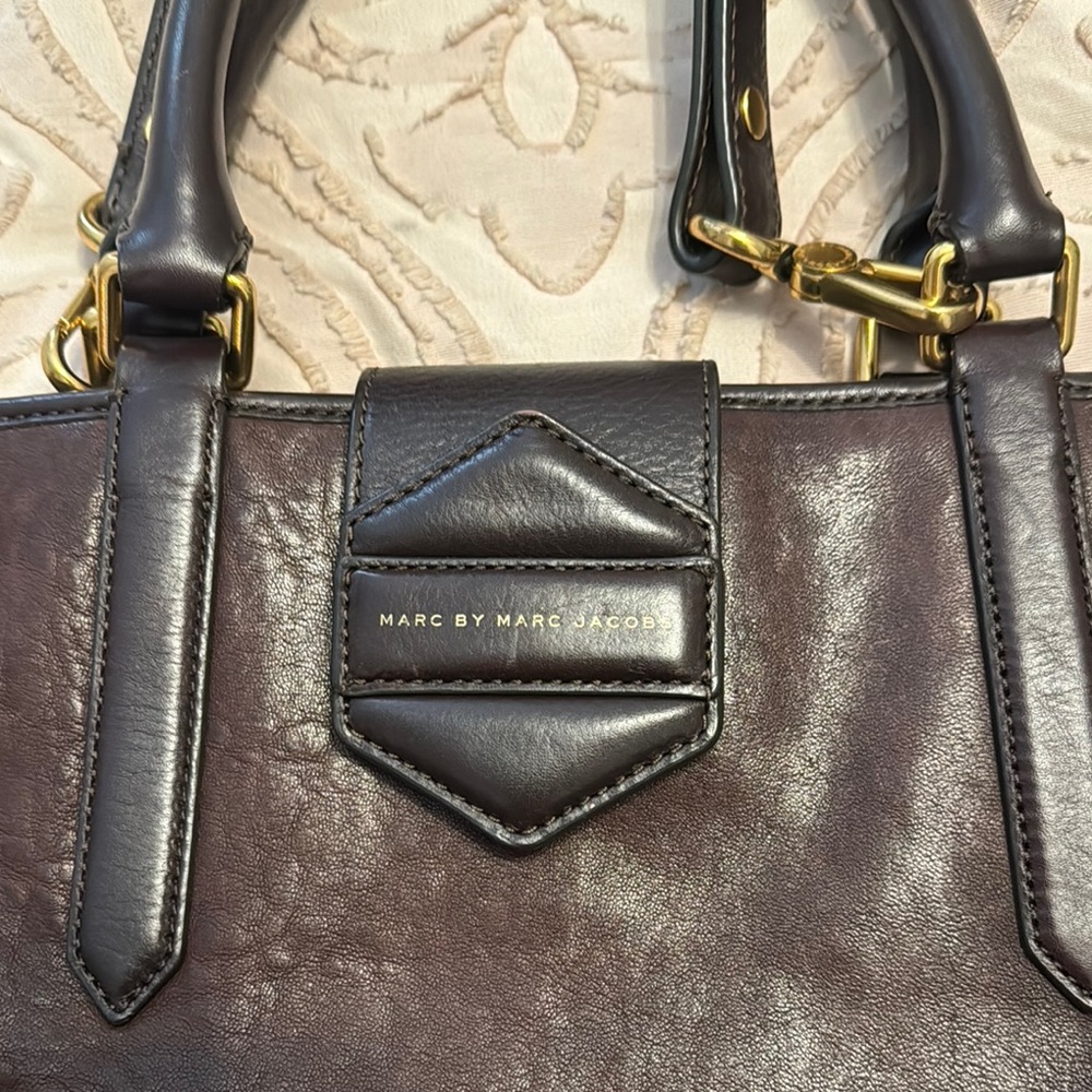 Marc by Marc Jacobs Brown Leather Handbag - Picture 4 of 8